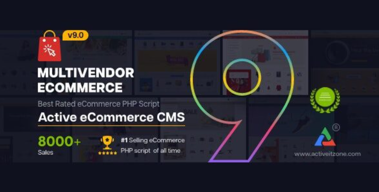 thumbnail image of Active eCommerce CMS 9.1  Online selling Business with professional features and Addons with responsive layouts.