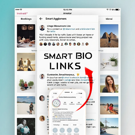 Create free smart Links for your instagram biography